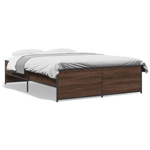 Giroletto Rovere Marrone 120x190cm In Legno Multistrato Metallo - Foto 2