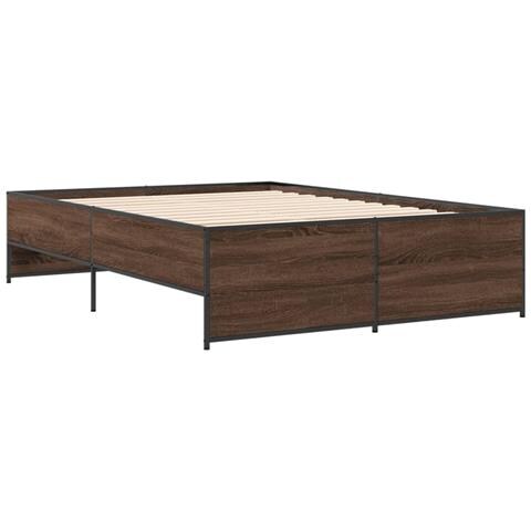Giroletto Rovere Marrone 120x190cm In Legno Multistrato Metallo - Foto 3