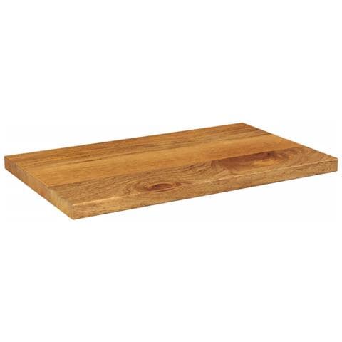Piano Per Tavolo 50x20x3,8 Cm Rettangolare Legno Massello Mango - Foto 2