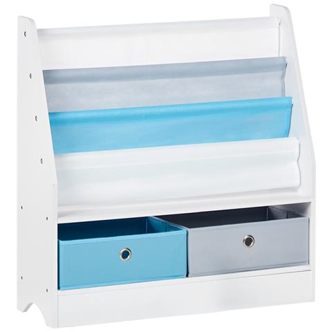 Libreria A 3 Ripiani Tumby 74 Cm Bianco - Foto 2