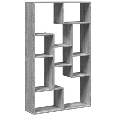 Libreria Grigio Sonoma 72x20x120 Cm In Truciolato - Foto 2
