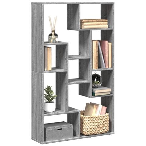 Libreria Grigio Sonoma 72x20x120 Cm In Truciolato - Foto 1