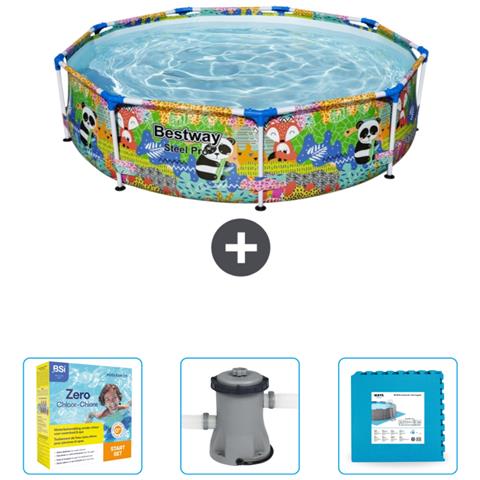 Piscina Fuori Terra - In Giro - 274x66 Cm - Multi - Include Accessori Coordinati Cb7 - Foto 1