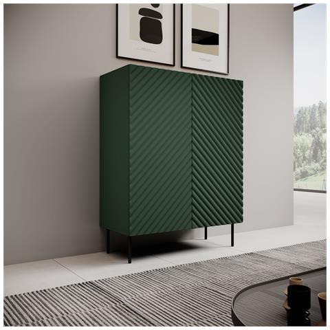 Libreria 2D2SZ ONDA 98x45xH127 verde) - Foto 4