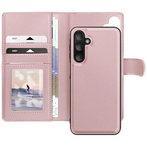 Custodia Folio 2-in-1 Per Galaxy A16 Con Custodia Rimovibile E Funzione Supporto, Rosa Champagne - Foto 1