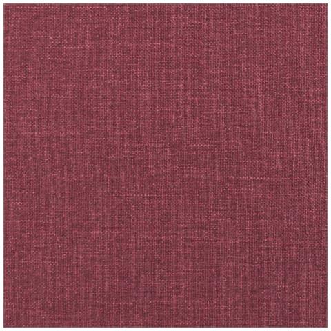 Set di Divani 3 pz con Cuscini Rosso Vino in Tessuto - Foto 9