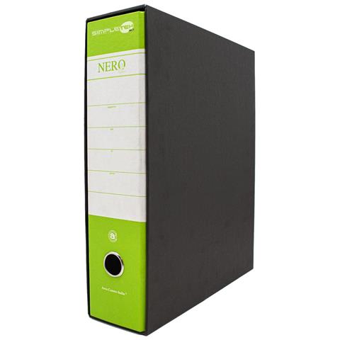 12x Raccoglitore Ad Anelli Per Buste Documenti Nero Verde Registratore Protocollo - Foto 2