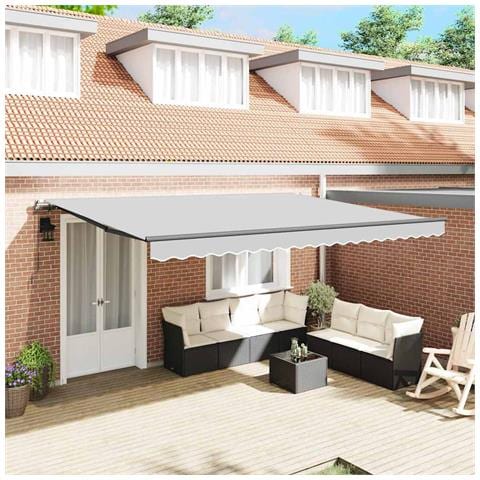 Tenda da Sole Antracite 5 x 3 m Metallo - Foto 2