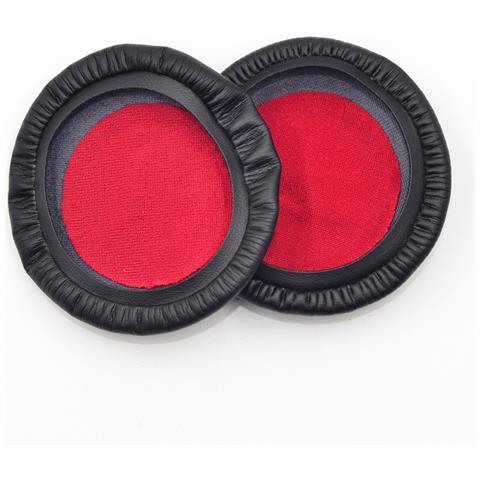 2 Cuscinetti Auricolari Di Ricambio Compatibili Con Plantronics Voyager Series - Nero E Rosso - Foto 4