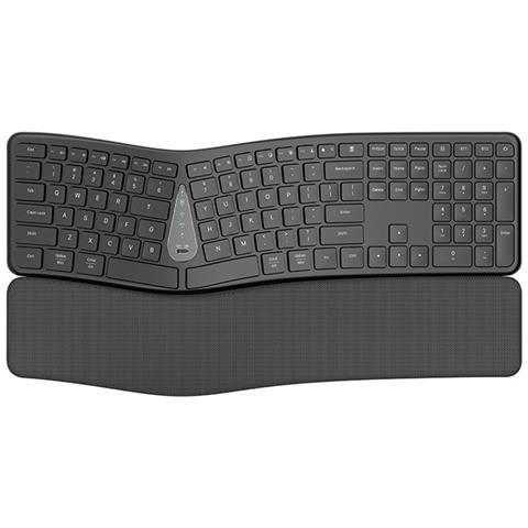 Tastiera Ergonomica Bluetooth 2.4g Wireless Ricaricabile - Tasti Silenziosi Con Poggiapolsi - Foto 1