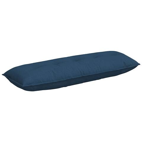 Cuscino per Schiena Blu 140 x 19 x 50 cm Tessuto - Foto 1