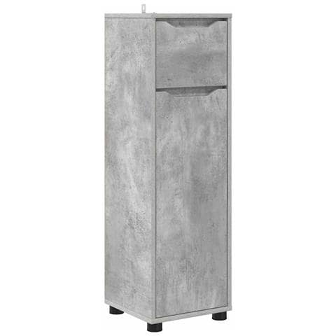 Mobile da Bagno con cassetto Grigio cemento 30,5 x 30 x 101 cm - Foto 1