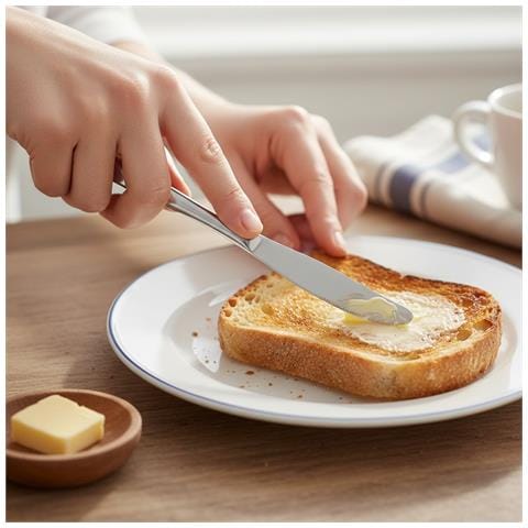 Set Di 6 Coltelli Da Tavola 23cm In Acciaio Inossidabile Ad Alta Resistenza, Argento - Foto 5