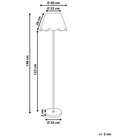 Lampada Da Pavimento Salm Rattan Naturale - Foto 5