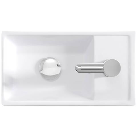 Lavabo da bagno Cromato 40,5 x 22,5 x 11,5 cm Metallo - Foto 2