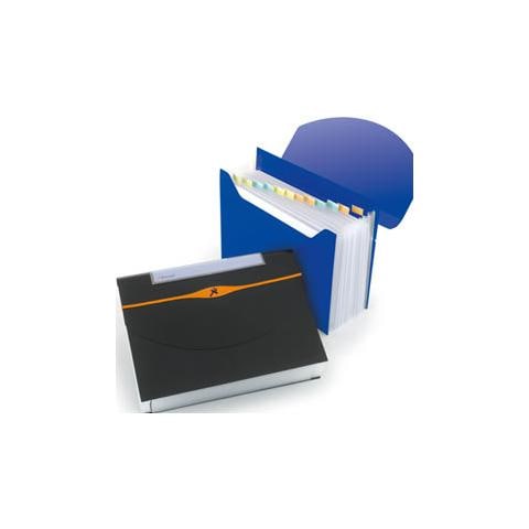 cartella a 13 tasche 23x33cm nero optima expander - Foto 1