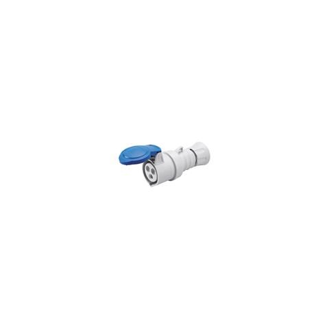 Presa Mobile Diritta Hp Ip44 2p+t 32a 200 250v 50/60hz 6h Cablaggio A Vite - Foto 1