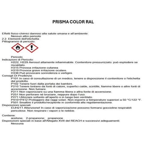 Prisma-color Vernice Spray Ral 7021 Grigio Scuro - Foto 3