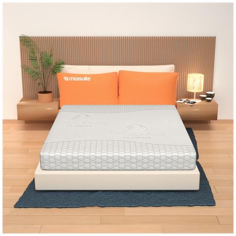Materasso Memory Foam Matrimoniale 180x200, Alto 21 cm - 4 Strati, Dispositivo Medico, Rivestimento Pure | Bora - Foto 5