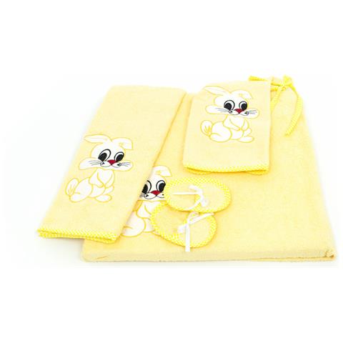 Corredo Neonato Set 4 Pezzi Modello Fabio Set 4pz Giallo - Foto 4