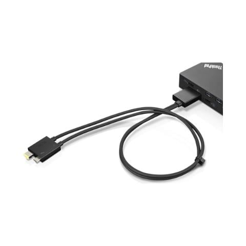 4X90U90616 cavo di interfaccia e adattatore USB-C, DC USB-C, DisplayPort Nero - Foto 2