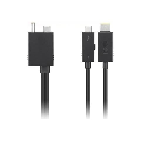 4X90U90616 cavo di interfaccia e adattatore USB-C, DC USB-C, DisplayPort Nero - Foto 1