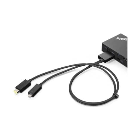 4X90U90616 cavo di interfaccia e adattatore USB-C, DC USB-C, DisplayPort Nero - Foto 4