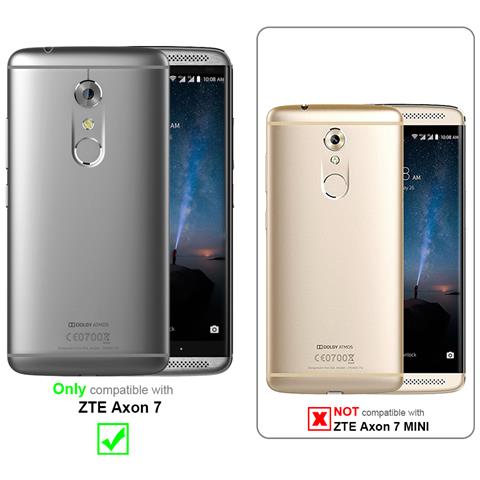 Cadorabo Custodia Compatibile Con Zte Axon 7 In Bruno Caffè - Coperchio Protettivo In Design Flip Con Chiusura Magnetica - Foto 9