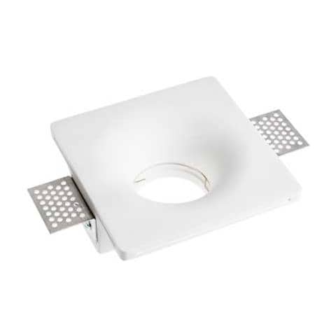 V-tac Vt-714sq Portafaretto Incasso Scomparsa Quadrato Gesso Gu10 - Sku 3674 - Foto 1