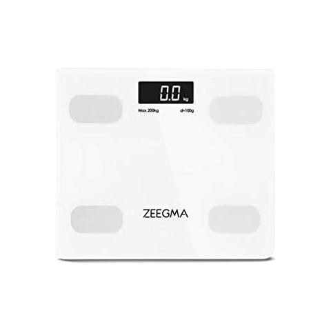 Gewit Bilancia Pesapersone Per Grasso Corporeo Analisi Digitale Fino A 17 Parametri Corporei Misurazione Precisa Gamma Di Misurazione Del Peso Lcd Fino A 200 Kg, Bianco - Foto 2