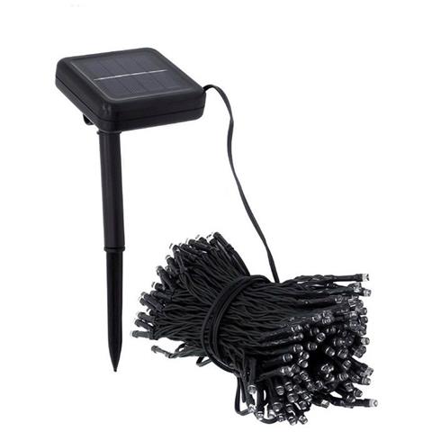 Guirlande Solaire Etanche À Eclairage Led Avec 200 Leds Blanches Rr-by200 - Foto 1