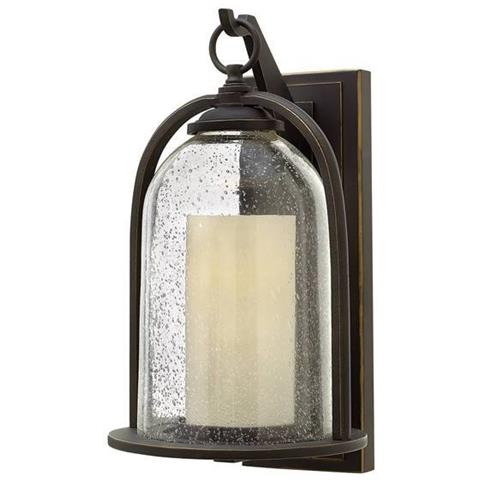 1 Lanterna Da Parete Per Esterno A Luce Media Bronzo Lucidato A Olio Ip44, E27 - Foto 1