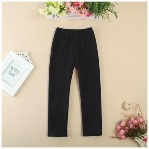 SLOWMOOSE - Leggings Invernali Per Ragazze In Cotone Più Pantaloni Caldi In  Velluto Spesso, Pantaloni Per Bambini 2-8 Anni - H Vino Rosso / 24 M [ nero  / 24m] - ePRICE