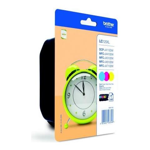 LC-125XLRBWBP, Ciano, Magenta, Giallo, - MFC-J4510DW, A inchiostro, Bolla - Foto 2