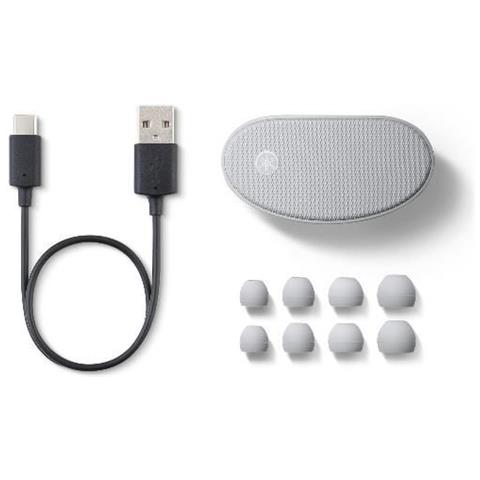 Auricolari Bluetooth 5.2 TW-E5B Colore Grigio - Foto 4