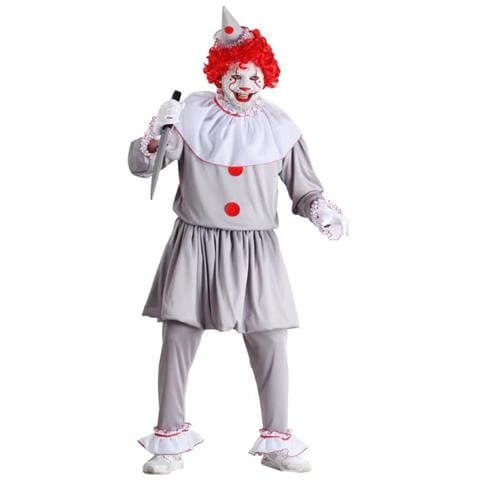 Costume Di Halloween Pagliaccio Horror Adulto Taglia Unica - Foto 1