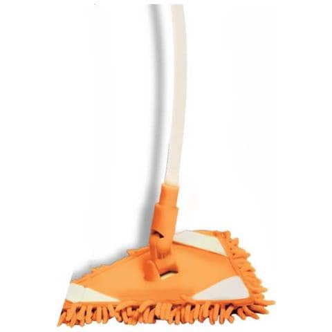 Mop Oscillante In Microfibra - Il Mop Multiuso - Manico Telescopico Flessibile/articolato - Testina Articolata A 360 Gradi - Foto 1