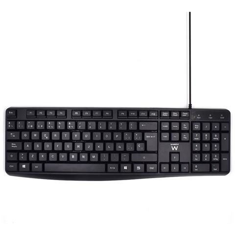 Tastiera Cablato 8052101430332  (Layout Spagnolo) Colore Nero - Foto 1