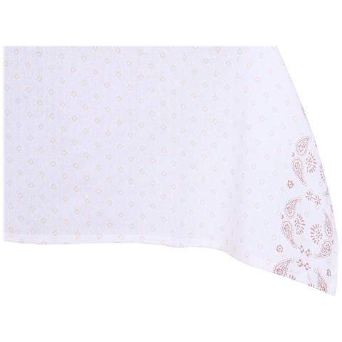 Tovaglia E Tovaglioli Dkd Home Decor 150 X 150 X 0,5 Cm Rosa Bianco (2 Unità) - Foto 3