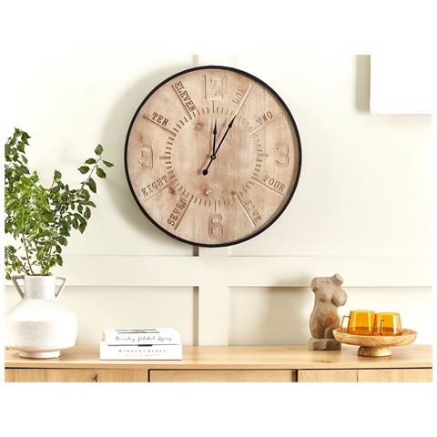 Orologio Da Parete Marrone Chiaro 60 Cm Dole - Foto 1