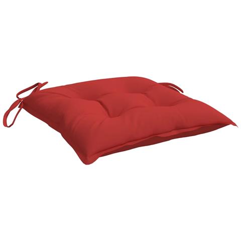 Cuscini Per Pallet 6 Pz Rossi 50x50x7 Cm Tessuto Oxford - Foto 2