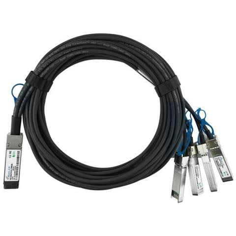 Q28-4s28-dac-3m-pt-bl Cavo Infiniband Qsfp28 4xsfp28 Nero - Foto 1