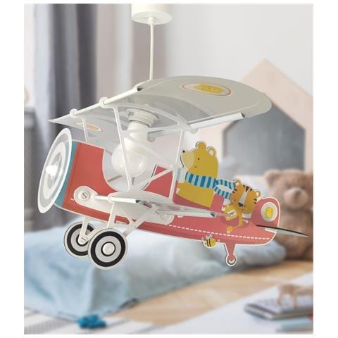 Lampada Da Soffitto Per Bambini Aereo Orso Piccolo Teddy - Foto 1