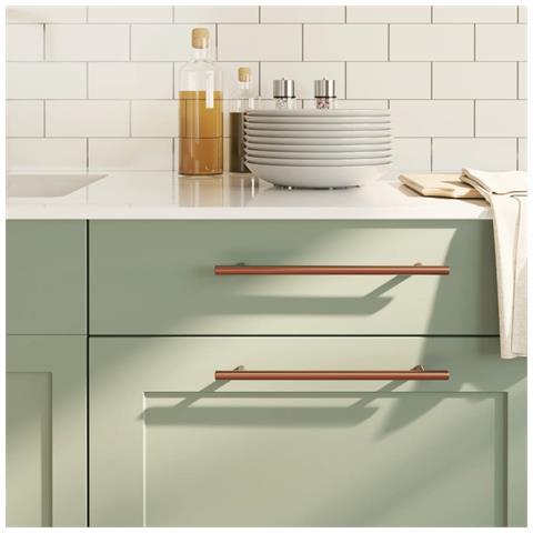 Maniglie Per Mobili 10 Pz Bronzo 224 Mm In Acciaio Inox - Foto 8