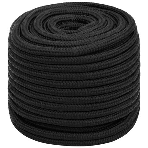 Corda Nautica Completamente Nera 18 Mm 50 M In Polipropilene - Foto 2