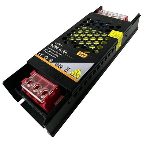 Alimentatore 100 W 24 V Trasformatore Stabilizzato Modello Slim Switch 4.16a - Foto 1