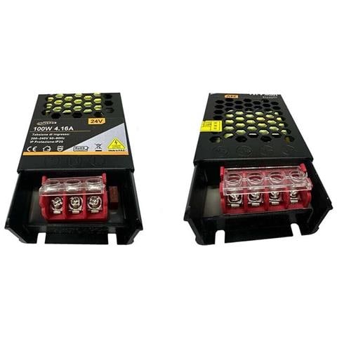 Alimentatore 100 W 24 V Trasformatore Stabilizzato Modello Slim Switch 4.16a - Foto 2