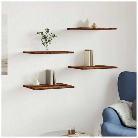 Ripiani Per Libreria 4pz Legno 40x30x1,5cm In Legno Multistrato - Foto 3