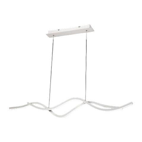 Lampadario A Sospensione A Led Sinuo 36w Bianco 3666-45-102 - Foto 1