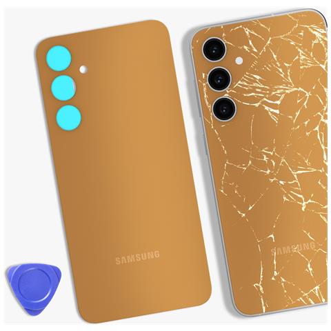 Vetro Posteriore S23 Fe Originale Service Pack, Arancione - Foto 4